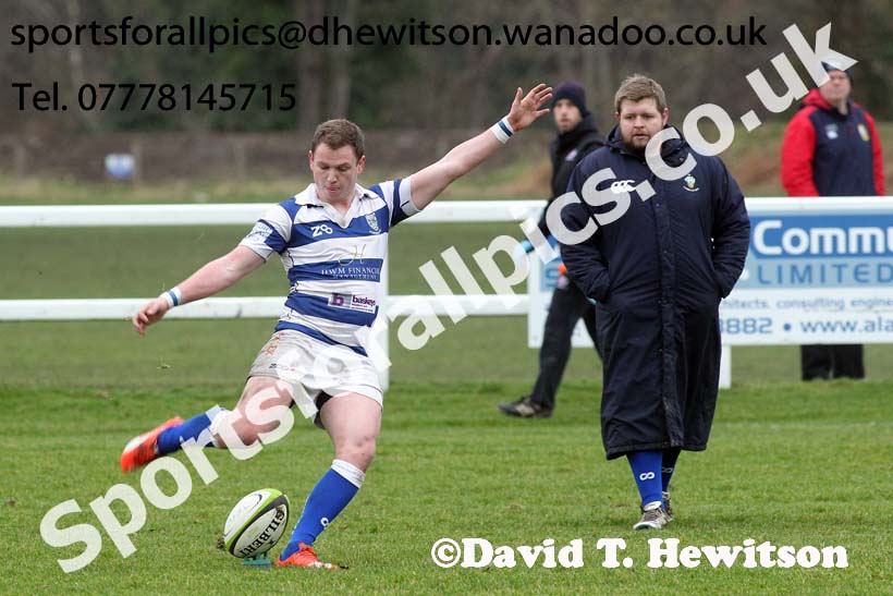 Tynedale v Sedgley Park, Tynedale Park, Corbridge, Northumberland. Photo: David T. Hewitson/Sports for All Pics